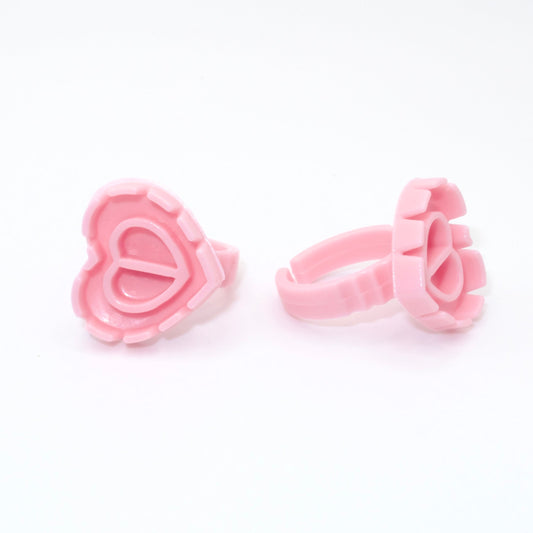 Pink Glue Rings