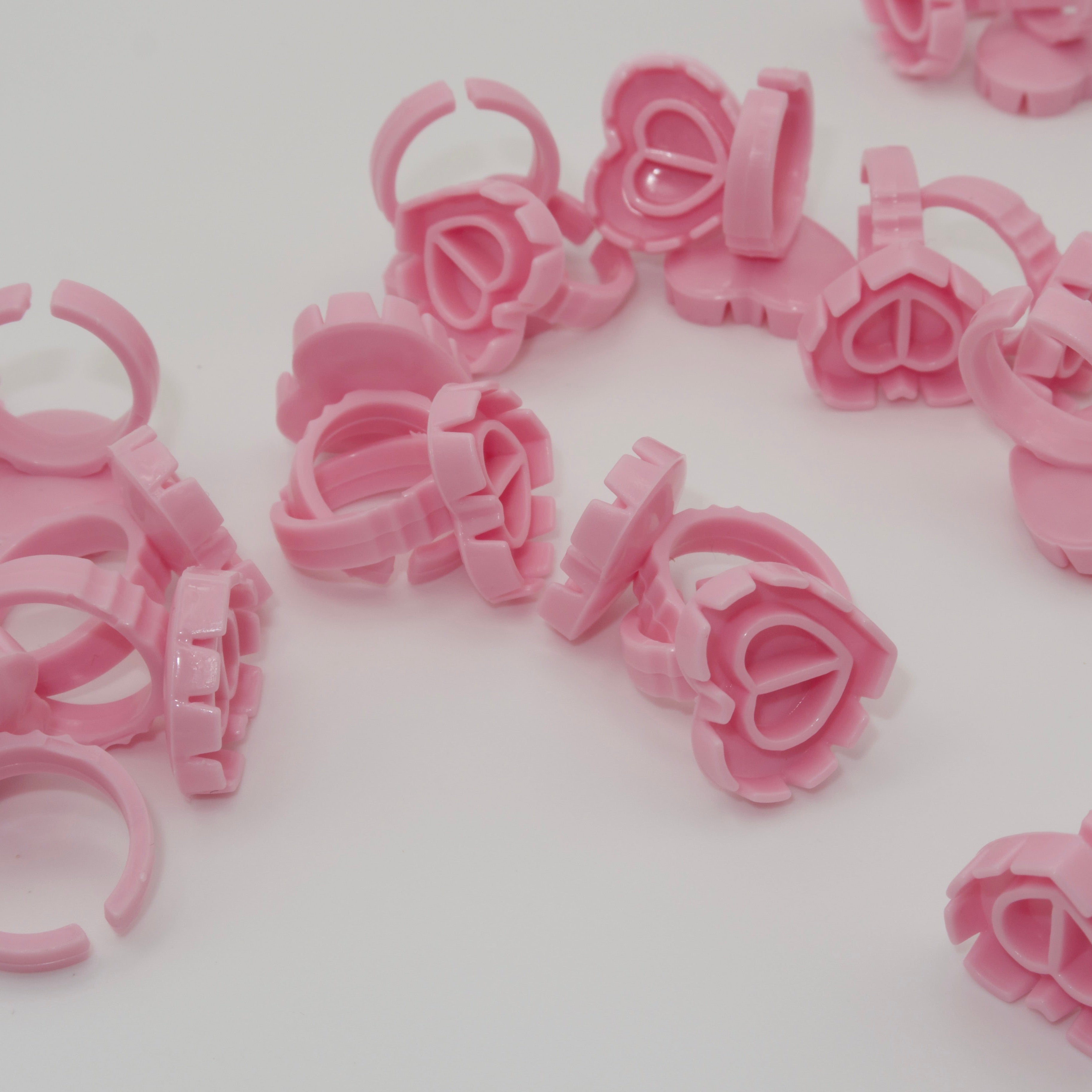 Pink Glue Rings